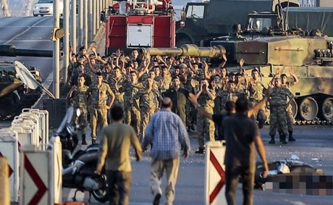 tentativa de golpe na Turquia