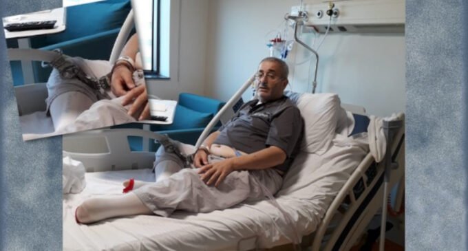 Homem com deficiência grave preso por ajudar a filha é algemado ao leito do hospital após a cirurgia