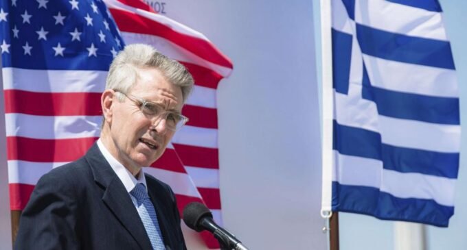Pyatt afirma a solidariedade dos EUA com a Grécia contra as reivindicações turcas