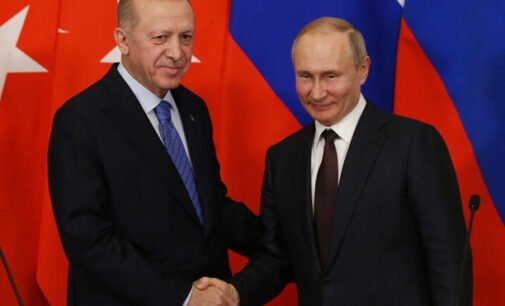 Erdoğan diz que trabalhará com Putin para transformar a Turquia em um centro de gás natural