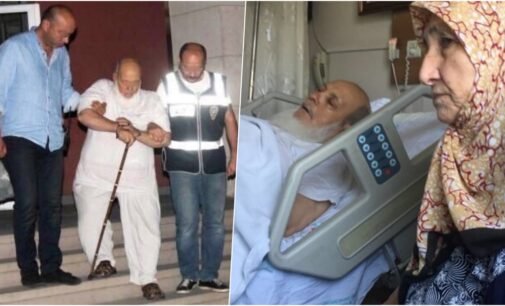 Deficiente de 86 anos é hospitalizado logo após ser preso por ligações com o Hizmet