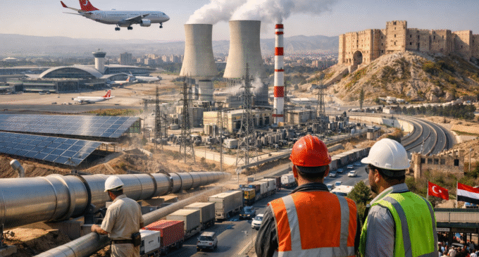 Turquia garante papel dominante na reconstrução da Síria com US$ 11 bilhões em acordos de energia e aeroportos