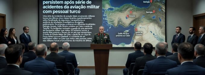 Perguntas sem resposta persistem após série de acidentes da aviação militar com pessoal turco