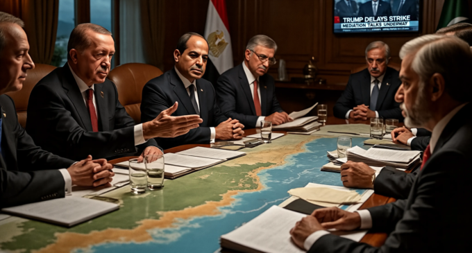 Turquia se junta ao Egito e Paquistão na mediação da crise entre EUA e Irã enquanto Trump adia ataques, diz reportagem