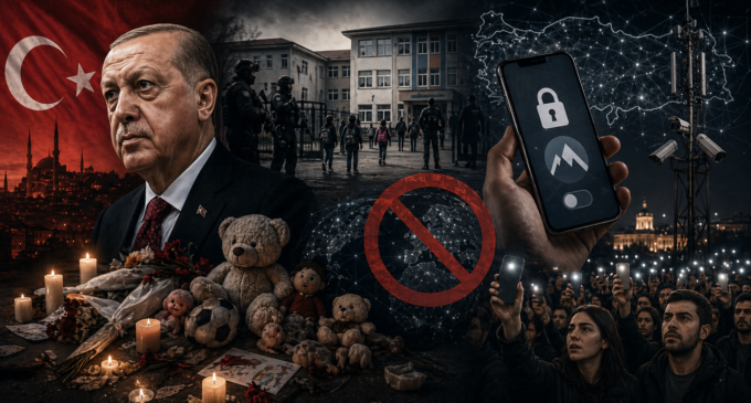 Governo Erdogan usa ataques sangrentos em escolas para justificar repressão a VPNs e censura na Internet na Turquia em 2026