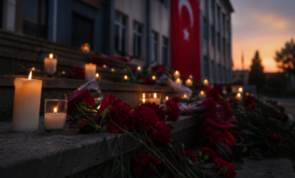 Onda de comoção na Turquia durante o sepultamento de vítimas de tiroteio em escola