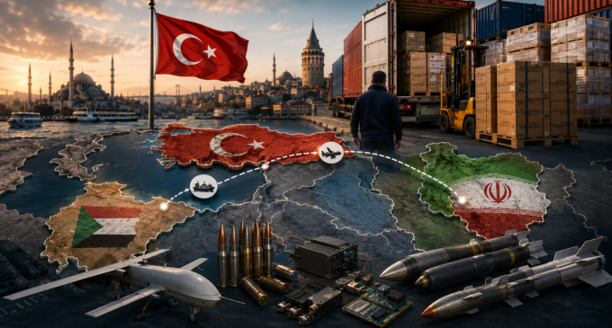 Indiciamento dos EUA expõe Turquia como principal centro em rota clandestina de armas iranianas ao Sudão